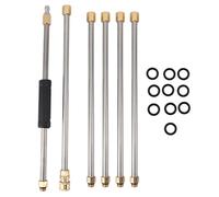 Xolsurg Pression Washer Extension Wand en Acier Inoxydable Power Lance 90 Pouces Longueur Rapide Connexion Connexion Kit de Nettoyage