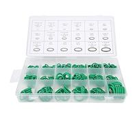 Xolsurg Voiture Air Conditionné Compresseur Joints Assortiment Kit Vert Joint torique 270pcs pour A/C Système D'eau Robinet