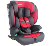 XOMAX LM238 Siège enfant avec ISOFIX I Grossissant I 9-36 kg 15 mois à 12 ans Groupe 1/2/3 I Harnais 5 points et harnais 3 points I Housse amovible et lavable I ECE R129 I Rouge