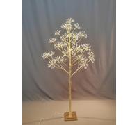 XONE Arbre de Noël LED Baie d'or 120 cm