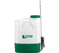 XONE Pompe à épaule pulvérisatrice avec batterie au lithium (12 V - 8 Ah), 16 litres avec sébatoir résistant aux UV. Lance télescopique en acier