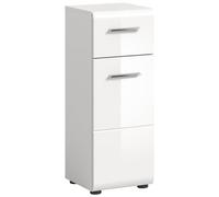 xonox.home Armoire de Salle de Bain - Armoire sur Pied - étroite - Blanc Brillant - Environ 30 x 80 x 30 cm