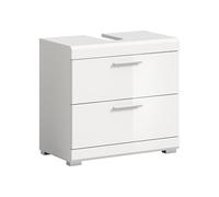 xonox.home Bad Scout X06A9707 Meuble sous-Vasque en Blanc Imitation Blanc Brillant Env. 60 x 56 x 34 cm