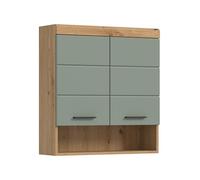 xonox.home Bad Scout X06N3723 Armoire Murale en Imitation chêne Artisan Sauge et chêne Artisan Env. 74 x 79 x 24 cm