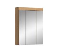xonox.home Bad Scout X06N3725 Armoire à Pharmacie avec Miroir, Imitation chêne Artisanal, env. 60 x 79 x 18 cm