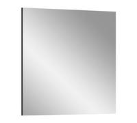 xonox.home Canu X4CE1619 Porte-Manteau Mural avec Miroir de Couloir en Basalte Gris env. 80 x 73 x 2 cm