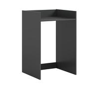 xonox.Home Conversion de Machine à Laver Free 66 x 101 x 60 cm en Imitation Anthracite - Armoire Transformable pour Machine à Laver ou sèche-Linge - Couvercle Stable et Espace de Rangement latéral