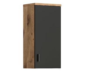 xonox.home Grado Bad X2FB8721, Bois d'ingénierie, Chêne nox/Gris Mat, ca. ca. 37x75x25 cm