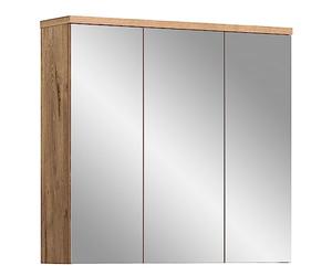 xonox.home Grado Bad X2FB8725, Bois d'ingénierie, Chêne nox/Gris Mat, ca. ca. 80x75x20 cm