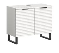 xonox.home Meuble sous-lavabo Riff Blanc Imitation 70 x 59 x 34 cm