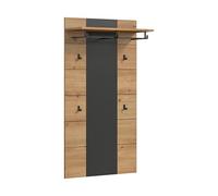 xonox.Home Panneau Mural Canu 141 x 80 x 29 cm en Gris Basalte et Panneau Mural Moderne et Peu encombrant