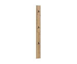 xonox.home - Panneau Naro 15 x 160 x 2 cm dans le corps et le devant imitation chêne Evoke - Panneau mural porte-manteau mural pour couloir - Moderne et peu encombrant
