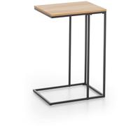 xonox.home Table basse Lounge Table d'appoint Table basse 30 x 58 x 40 cm Imitation artisan Noir