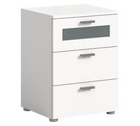 xonox.home Table de Chevet, Blanc NB, ca.45x60x40 cm