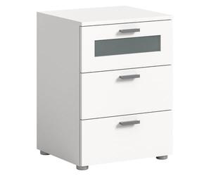 xonox.home Table de Chevet, Blanc NB, ca.45x60x40 cm