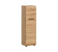 xonox.Home Type d'espace de Rangement Ice 30 x 106 x 30 cm dans Le Corps et l'avant Imitation chêne Artisan - Meuble de Salle de Bain de Couleur Bois pour lavabo - Moderne et Peu encombrant