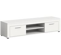 xonox.home Wohnen Jam X8BA9T30 Meuble TV Bas en mélamine Blanc 160 x 37 x 40 cm