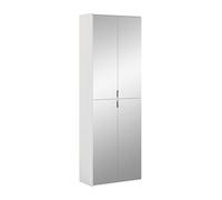xonox.home X07A9T15, Bois d'ingénierie, Blanc Brillant, ca. 61 x 193 x 34 cm