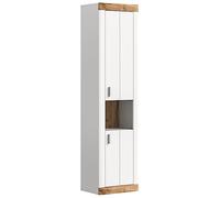 xonox.home X2NE4751 Armoire Suspendue 45 x 172 x 30 cm en Blanc et Blanc Mat