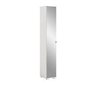 xonox.home X98A9610 Armoire Miroir 30 x 191 x 37 cm en Blanc Imitation Imitation et façade Miroir