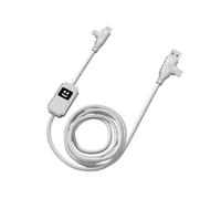 Xoopar - ALLURE Câble de Charge Rapide Multi USB 4 en 1 - Chargeur Universel en Plastique Recyclé - Connecteurs USB, USB-C et Lightning - Compatible Smartphones et Tablettes - Argent