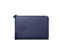 Xoopar Sacoche pour ordinateur Ine Laptop – Cuir recyclé – 14/15 Bleu