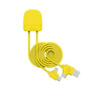 Câble de charge multi-connecteurs Ice-C Jaune