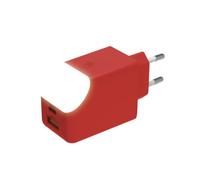 Xoopar Ice-G Chargeur Secteur 65 W 2 Ports USB-C et USB - Rouge