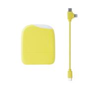 Batterie Externe XOOPAR 5000 mAh - Lumière Tactile Intégrée - Jaune
