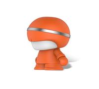 Xoopar Mini Enceinte Bluetooth Portable Mini Xboy - Mini Enceinte Portable Lumineuse LED - Son Puissant 360° Télécommande Selfie Intégrée (Orange)
