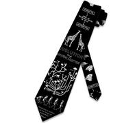 Xoovtka Evolution Ties Darwin Science Cravate pour homme, Comme indiqué sur la photo, taille unique