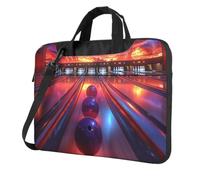 XOPEKVLAWM Housse de protection antichoc pour ordinateur portable Motif boules de bowling, Noir , 15.6 inch