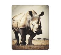 XOPEKVLAWM Tapis de souris avec bords cousus imperméable avec base en caoutchouc antidérapant, motif animal d'Afrique du Sud, tapis de souris lavable pour ordinateur portable, bureau, maison 25 x 30