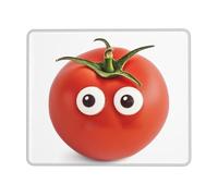 XOPEKVLAWM Tapis de souris imperméable avec base en caoutchouc antidérapant « I Love You from My Head Tomatoes » - Tapis de souris lavable pour ordinateur portable, bureau, maison - 21,1 x 26,2 cm