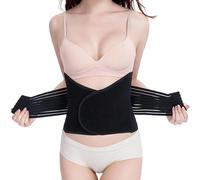 XOPOZON Ceinture ventrale post-partum, ceinture ventrale, grossesse, césarienne, post-partum, ceinture de grossesse, de rééducation post-partum, noire XL
