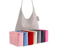 Xoppia Organiseur de sac compatible avec Coach Brooklyn Shoulder 28, 34, 39. Doublure en feutre pour sac à main fourre-tout pour femme (style B, beige)