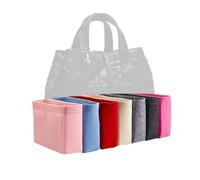 Xoppia Organiseur de sac compatible avec le sac Dior Toujours de taille moyenne. Insert de sac en feutre pour sac à main Doublure de sac pour femme (noir, style A)
