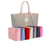 Xoppia Organiseur de sac compatible avec le sac Goyard Saint Louis PM Doublure en feutre pour sac à main pour femme (Beige, Style A)