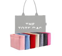 Xoppia Organiseur de sac compatible with le sac fourre-tout Marc Jacob de taille moyenne. Doublure en feutre pour sac à main pour femme (marron, style B)