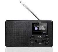 XORO Dab 142 - Radio numérique Portable, réception FM et Dab+, mémoire des Stations, Fonction RDS, réveil, Bluetooth, Batterie et Secteur, antenne télescopique