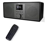 XORO Dab 700 IR Radio Internet Wi-FI, avec FM et Dab+, Spotify Connect, Bluetooth, Lecteur multimédia USB, 2 Haut-parleurs stéréo de 10 W, Fonction réveil, écran Couleur