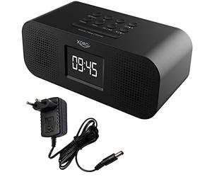 Xoro HMT 425 Radio Internet Wi-FI numérique avec écran Couleur de 2,8", Podcast, Lecteur multimédia USB, Simulation d'émetteurs FM/Dab+, réveil