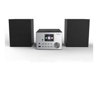 XORO HMT 500 Pro - Chaîne Micro stéréo (Radio Internet/Dab+/FM, Lecteur CD, Bluetooth, Lecteur multimédia USB, écran Couleur 2,4", télécommande, 2 Haut-parleurs 10 W
