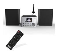 XORO HMT 500 PRO V2 - Chaîne micro stéréo (radio Internet/DAB+/FM, lecteur CD, Bluetooth, lecteur multimédia USB, écran couleur 2,4", télécommande, 2 haut-parleurs 10 W