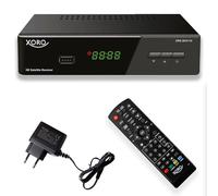XORO HRS 2610 - Récepteur satellite numérique avec connexion HDMI et SCART, LAN, compatible Unicable, lecteur multimédia USB 2.0, liste de chaînes ASTRA 19.2 préprogrammée