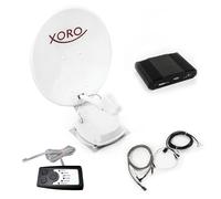 Xoro MTA 80 Twin Automatique Antenne Satellite, Blanc 80 cm