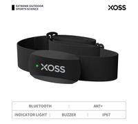 Xoss X2-Sangle De Poitrine Avec Moniteur De Fréquence Cardiaque,Capteur De Fitness Intelligent Sans Fil,Bluetooth Ant +,Adapté Au Cyclisme,À La Course,À La Randonnée - Type X2 Heart Rate Sensor #B