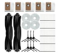 XOTCMHG Compatible pour Proscenic M9 Robot Aspirateur Brosse Roulante Brosse Latérale Principale Filtre Hepa Mop Cloth Sacs À Poussière De Remplacement Pièces Détachées