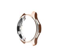 XoTek Coque de protection pour Samsung Galaxy Watch Gear S3 42 mm/46 mm Classic/Frontier avec film de protection d'écran en option (46 mm, or rose)