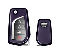 Xotic Tech Coque complète en TPU pour clé de voiture Compatible avec Toyota Auris Corolla Avensis Verso Yaris Aygo Scion tC 10 Series iM Clé intelligente sans clé